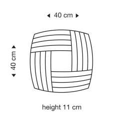 Secto Design Kuulto Small 9101 Wand- / Deckenleuchte