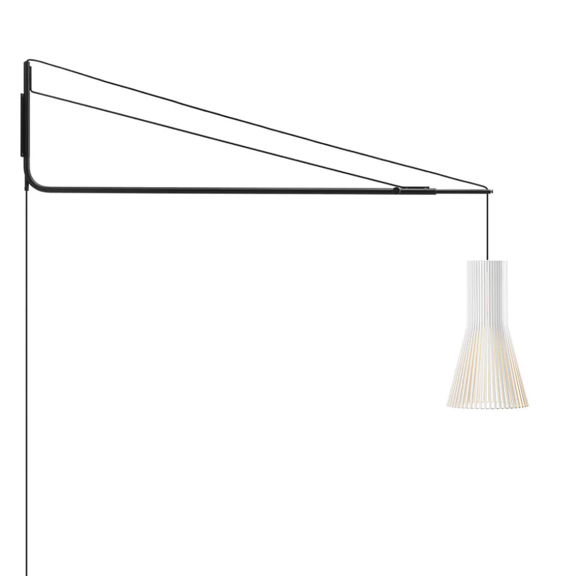 Secto Design Varsi 1000 Wandleuchte mit Secto Small 4201