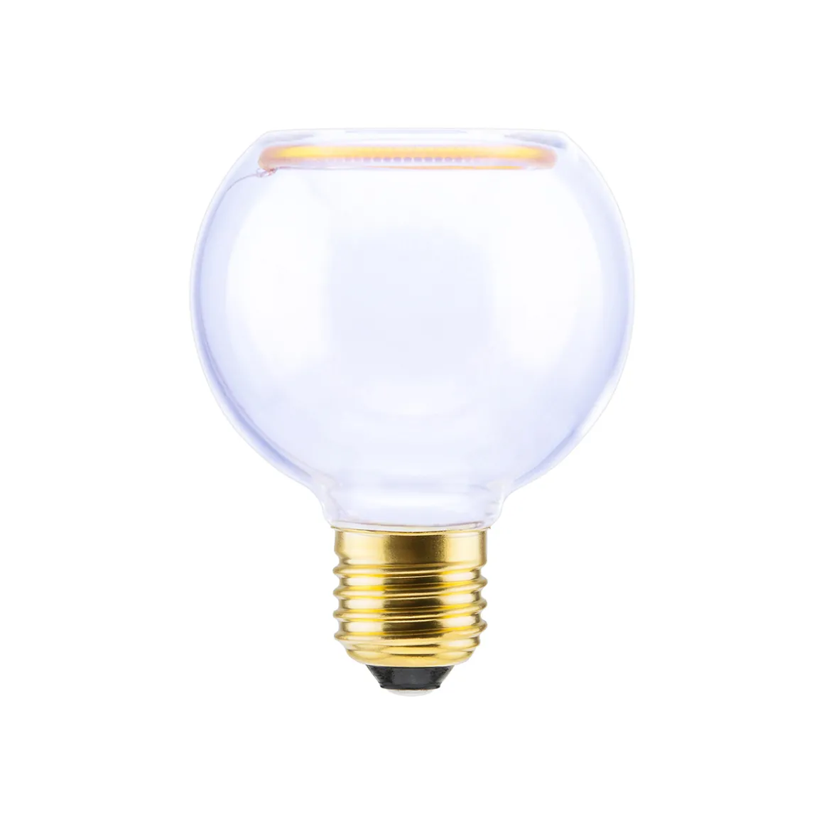 Segula Cubic Tischleuchte mit LED Floating Globe 80 klar