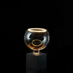 Segula Cubic Tischleuchte mit LED Floating Globe 150 klar