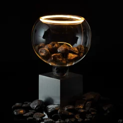 Segula Cubic Tischleuchte mit LED Floating Globe 150 klar