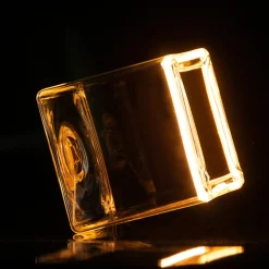 Segula LED Floating Cube klar E27, 4,5 W, 2200 K, dimmbar