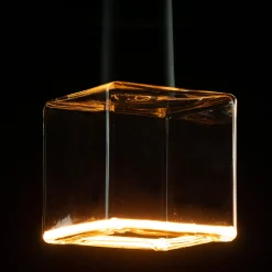 Segula LED Floating Cube klar E27, 4,5 W, 2200 K, dimmbar