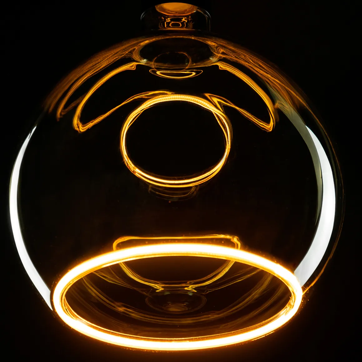 Segula LED Floating Globe 200 smokey grau E27, 6 W, 1900 K, dimmbar