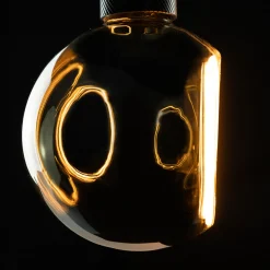 Segula LED Floating Globe 150 90° smokey grau E27, 6 W, 1900 K, dimmbar