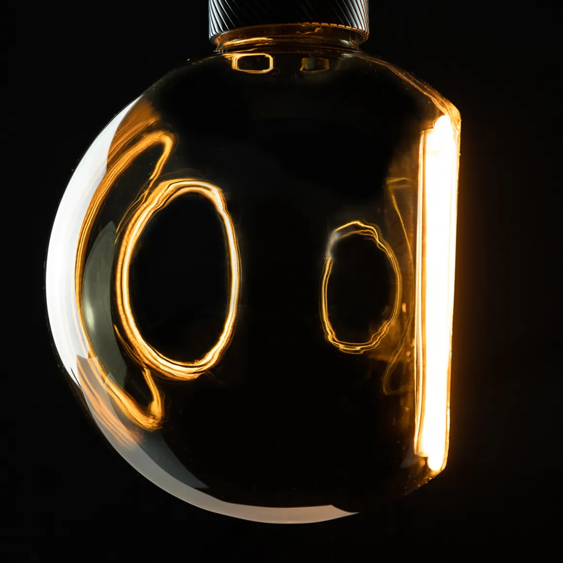 Segula LED Floating Globe 150 90° smokey grau E27, 6 W, 1900 K, dimmbar