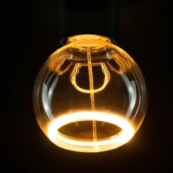 Segula LED Floating Globe 80 klar E27, 4 W, 2200 K, dimmbar