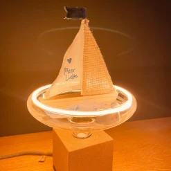 Segula LED Floating Reflektor R200 smokey grau E27, 6 W, 1900 K, dimmbar