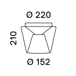 serien.lighting Annex Ceiling Medium LED Deckenleuchte