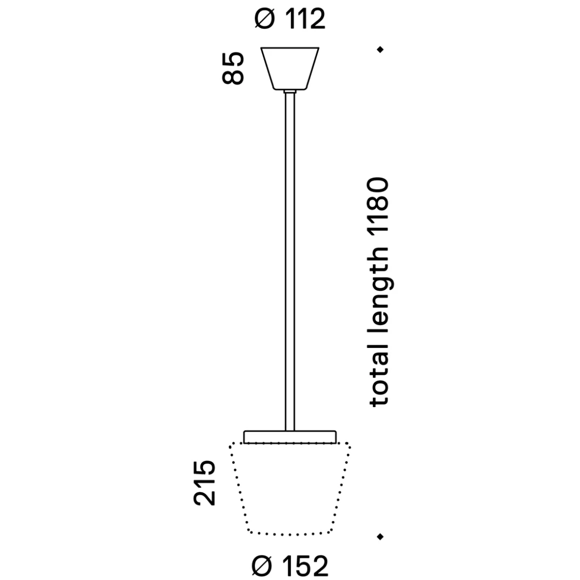 serien.lighting Annex Suspension Medium LED Pendelleuchte