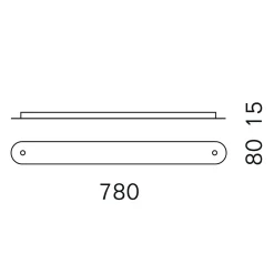 serien.lighting Baldachinprofil 2 für Pendelleuchten