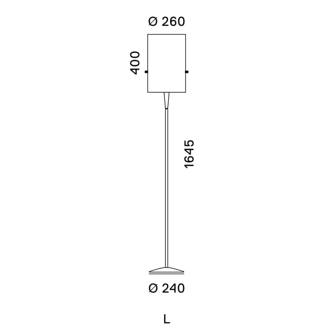 serien.lighting Club Floor L LED Stehleuchte