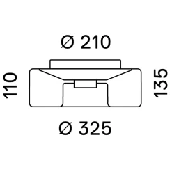 serien.lighting Curling Ceiling L LED Deckenleuchte