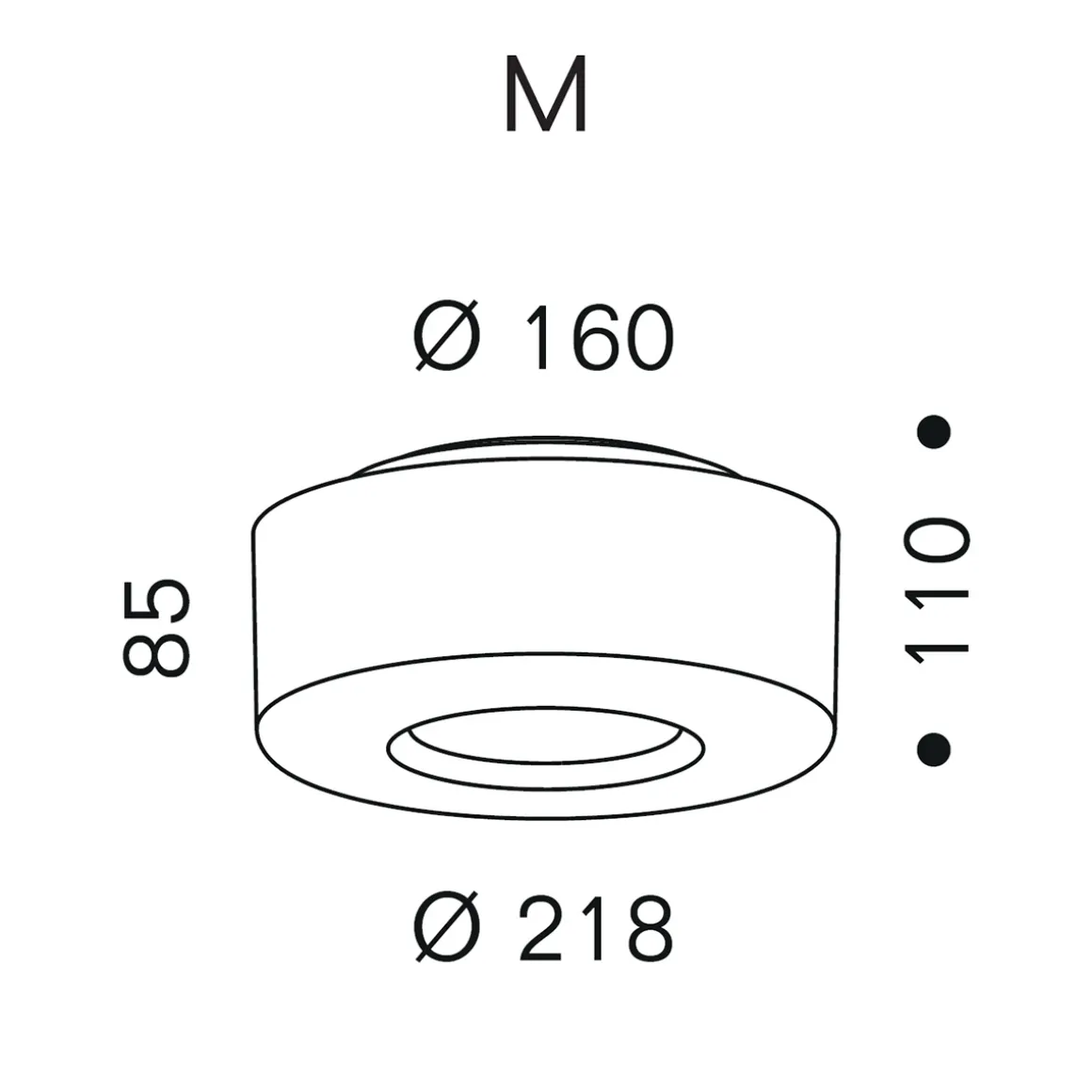 serien.lighting Curling Ceiling M LED Deckenleuchte, 2700 K