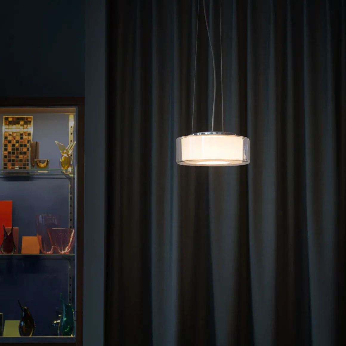 serien.lighting Curling Suspension Rope M LED Pendelleuchte, 3000 K