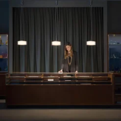 serien.lighting Curling Suspension Rope M LED Pendelleuchte, 3000 K