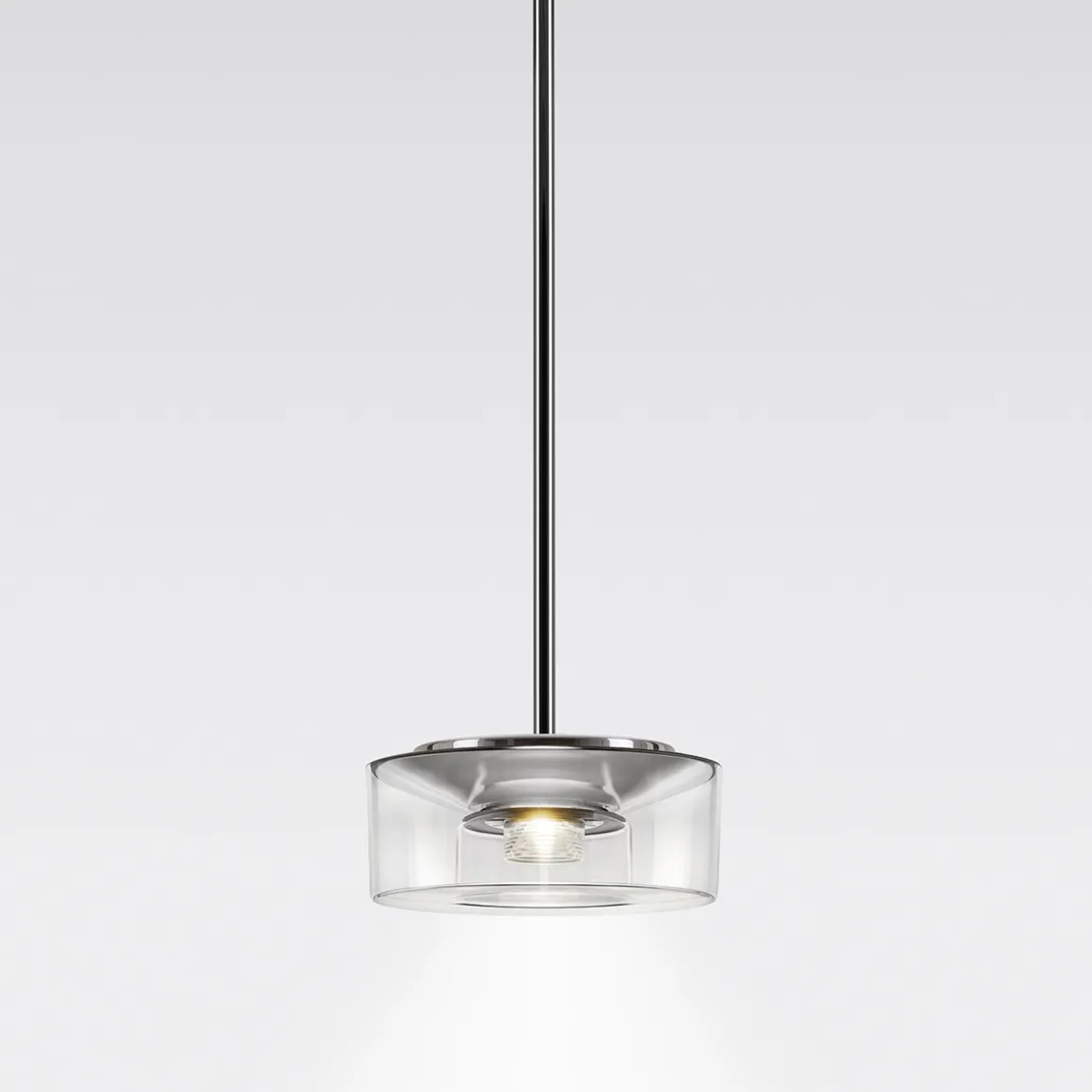 serien.lighting Curling Suspension Tube S LED Pendelleuchte, 2700 K