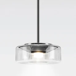 serien.lighting Curling Suspension Tube L LED Pendelleuchte