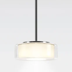 serien.lighting Curling Suspension Tube L LED Pendelleuchte