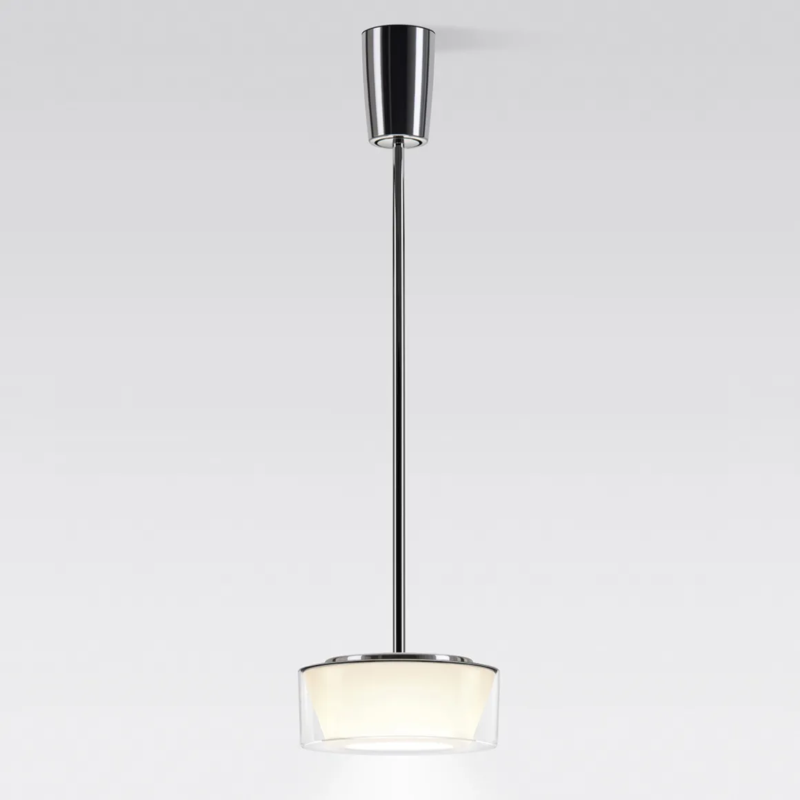 serien.lighting Curling Suspension Tube M LED Pendelleuchte, 3000 K