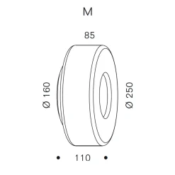 serien.lighting Curling Wall M LED Wandleuchte