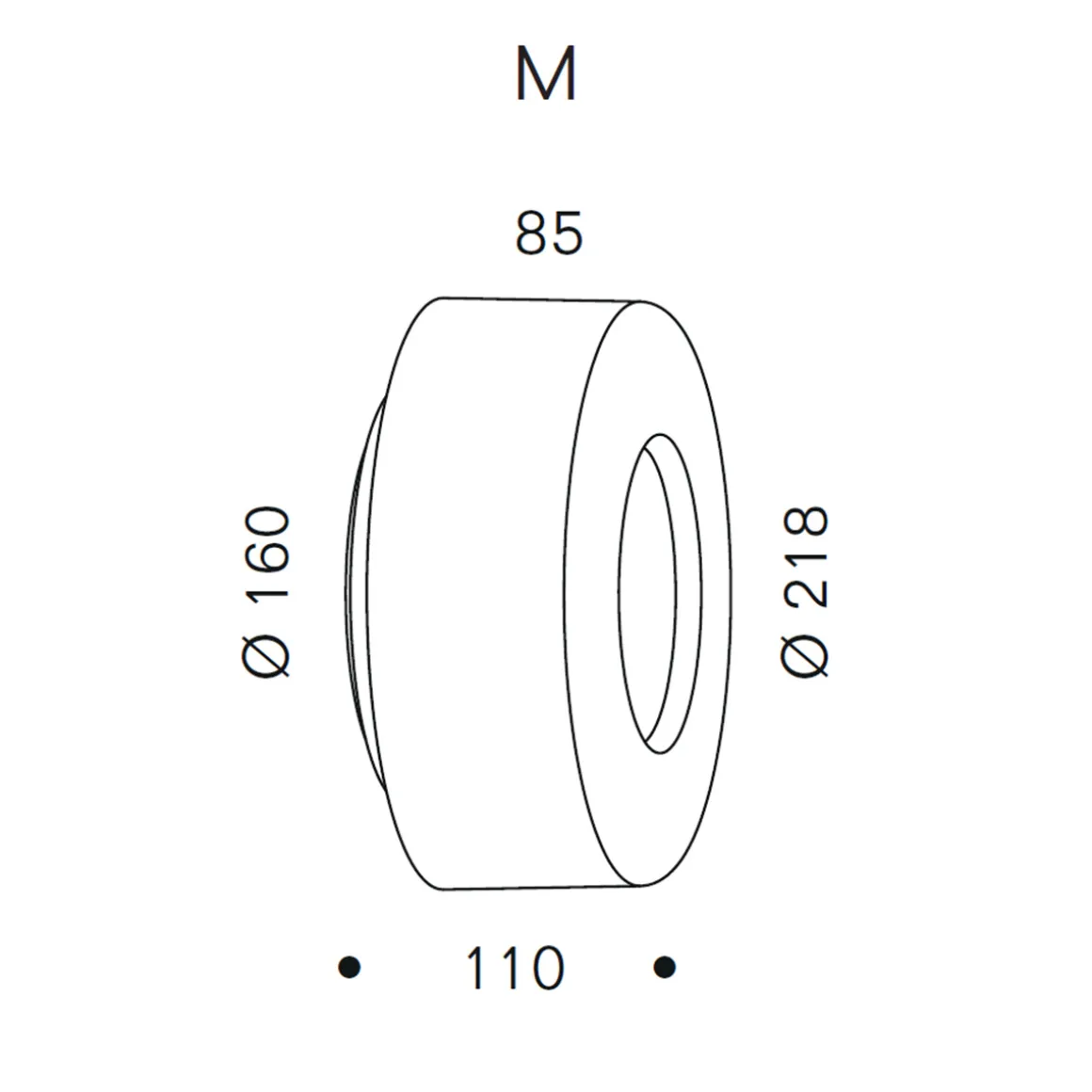 serien.lighting Curling Wall M LED Wandleuchte