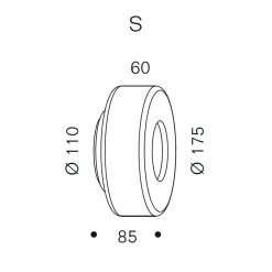 serien.lighting Curling Wall S LED Wandleuchte