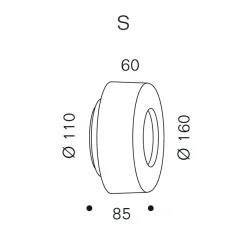serien.lighting Curling Wall S LED Wandleuchte