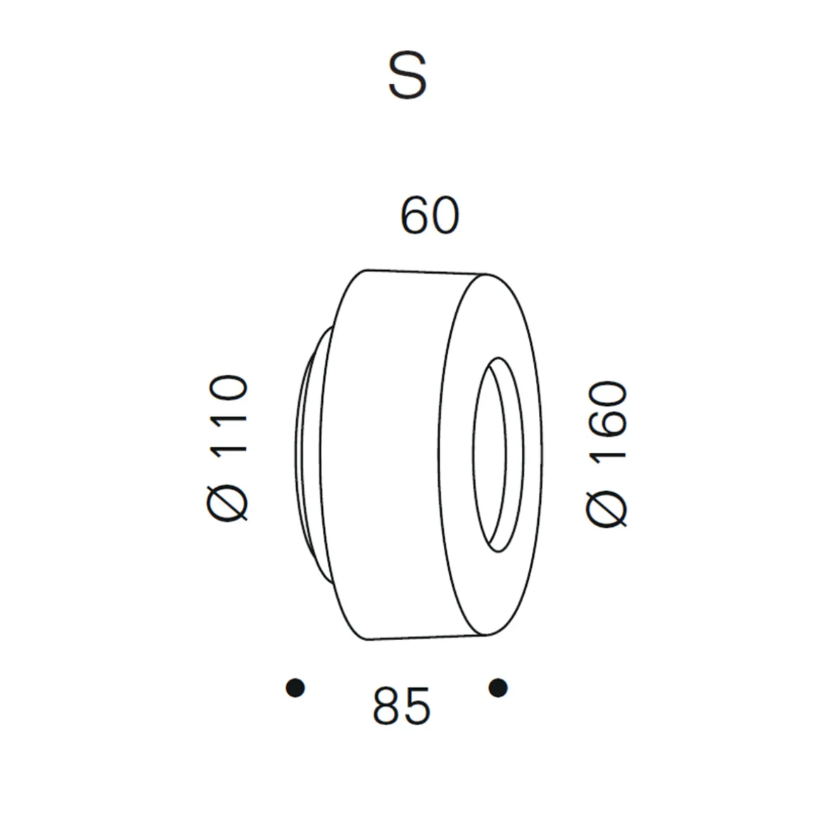 serien.lighting Curling Wall S LED Wandleuchte