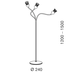 serien.lighting Poppy Floor 3 Stehleuchte