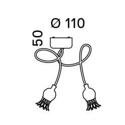 serien.lighting Poppy Wall / Ceiling 2 Wand- / Deckenleuchte