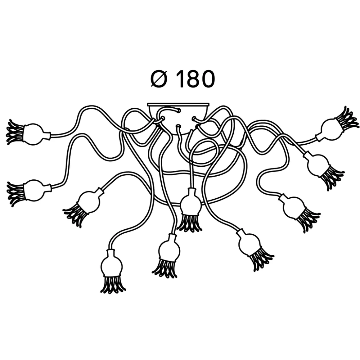 serien.lighting Poppy Wall / Ceiling 15 Wand- / Deckenleuchte