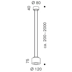 serien.lighting Reef LED Suspension Pendelleuchte