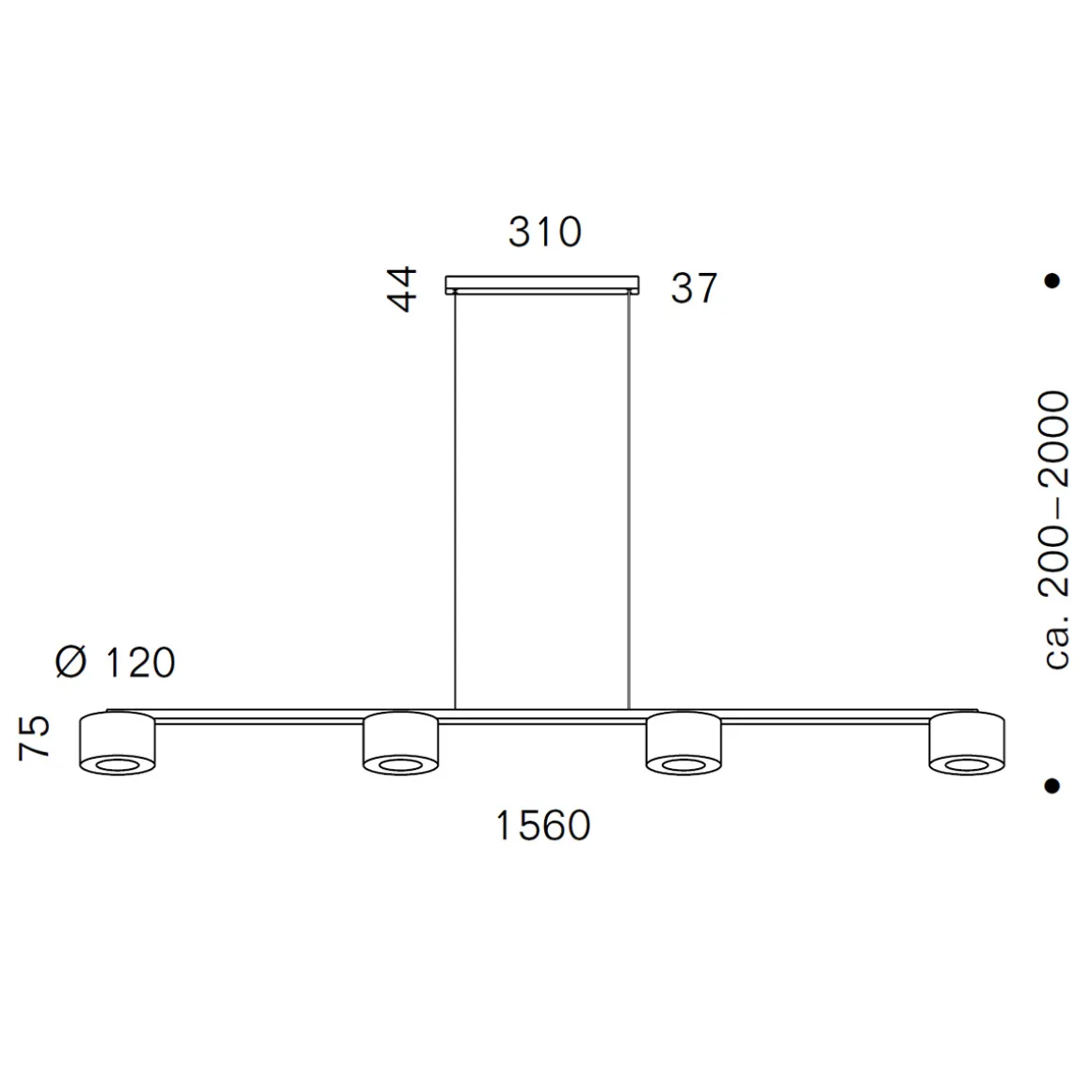 serien.lighting Reef Suspension Pendelleuchte