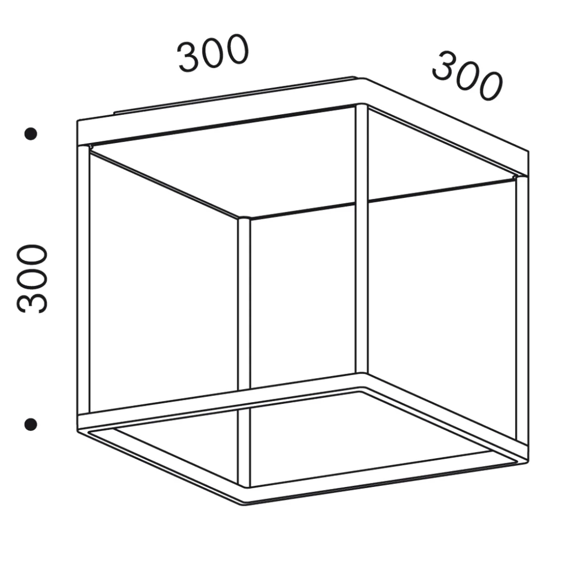 serien.lighting Reflex² Ceiling M 300 LED Deckenleuchte, schwarz
