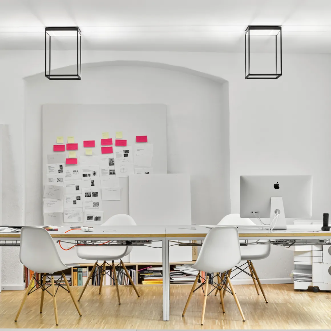 serien.lighting Reflex² Ceiling M 450 Tunable White LED Deckenleuchte, schwarz