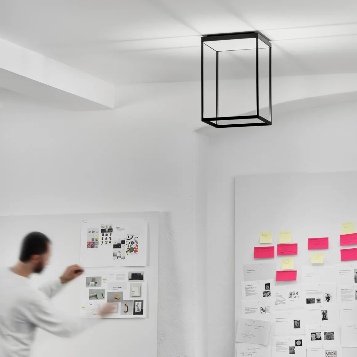 serien.lighting Reflex² Ceiling M 450 Tunable White LED Deckenleuchte, schwarz