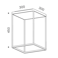 serien.lighting Reflex² Ceiling M 450 Tunable White LED Deckenleuchte, schwarz
