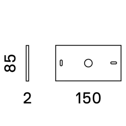 serien.lighting SML² 150 Wall Wandabdeckung