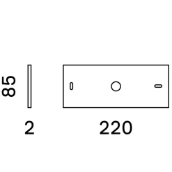 serien.lighting SML² 220 Wall Wandabdeckung