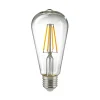 Sigor LED Filament Edison Lampe E27 klar, 7 W, Dim-to-Warm