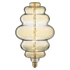 Sigor LED Filament Giantlampe Nest E27 Gold, 6 W, 2200 K, dimmbar