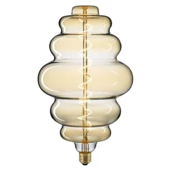 Sigor LED Filament Giantlampe Nest E27 Gold, 6 W, 2200 K, dimmbar