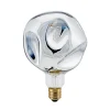 Sigor LED Filament Giantlampe Ball Metallic E27 Silber, 4 W, 1800 K, dimmbar