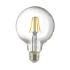 Sigor LED Filament Globelampe E27 klar, 7 W, 2700 K, dimmbar