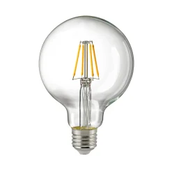 Sigor LED Filament Globelampe E27 klar, 7 W, 2700 K, dimmbar