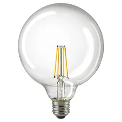 Sigor LED Filament Globelampe E27 klar, 7 W, 2700 K, dimmbar