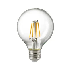 Sigor LED Filament Globelampe E27 klar, 7 W, 2700 K, dimmbar