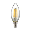 Sigor LED Filament Kerze E14 klar, 4,5 W, Dim-to-Warm