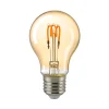 Sigor LED Filament Normallampe Curved E27 Gold, 2,5 W, 1800 K, dimmbar